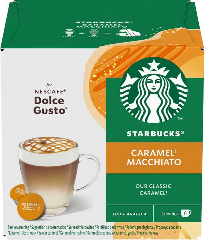 Capsules de café Starbucks by NESCAFÉ Dolce Gusto Vanilla Macchiato 6 unités de 127,8 g