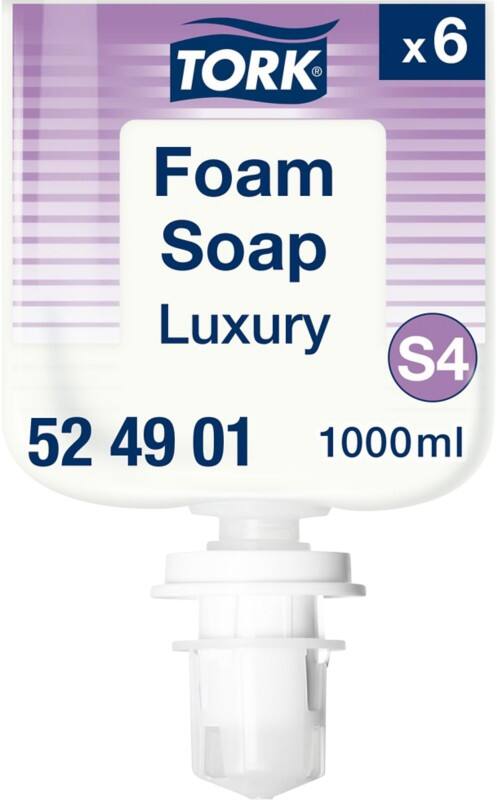 Tork Luxury Foam Handseife S4 Transparent 524901 6 Stück à 1 L