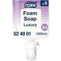 Tork Luxury Foam Handseife S4 Transparent 524901 6 Stück à 1 L