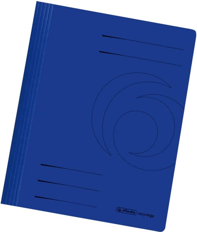 Chemise à lamelle herlitz A4 Bleu foncé Carton 10 unités