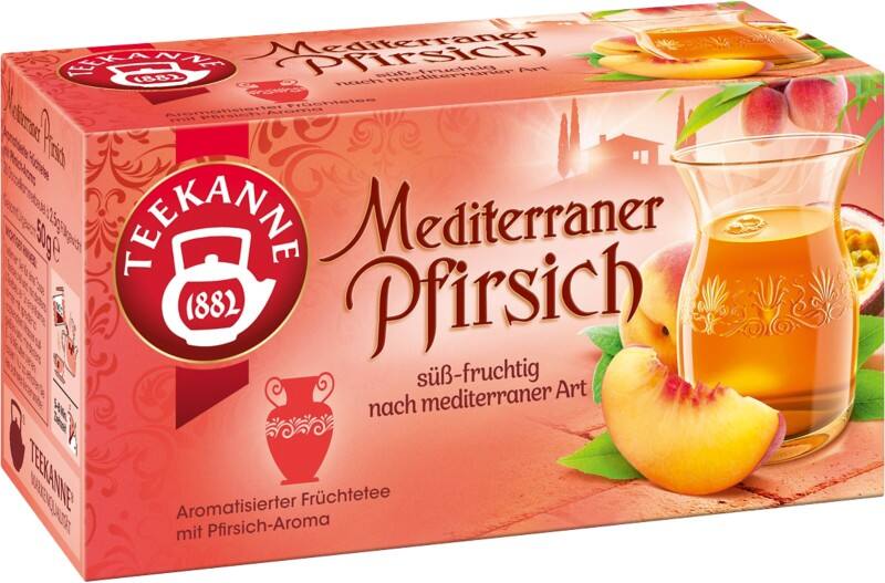 Thé Fruits TEEKANNE Pêche 20 Unités de 2.50 g