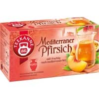 TEEKANNE Früchtetee Tee Pfirsich 20 Stück à 2.50 g