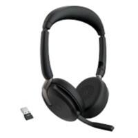 Casque audio Jabra Evolve2 65 Flex UC Avec fil / Sans fil Sur tête Bluetooth Avec Bluetooth Avec Microphone Stéréo Noir