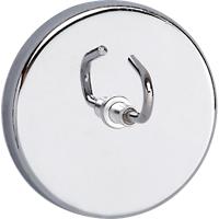 Maul Magnethaken Kreisförmig Silber 9 kg Tragfähigkeit 51,5 mm