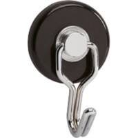 Crochet aimanté Maul Carousel Hook Rond Noir 5 kg Capacité de charge 37 mm 2 Unités