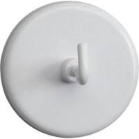 Crochet aimanté Maul Hook Rond Blanc 12 kg Capacité de charge 47 mm 5 Unités