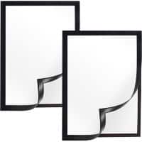 Viking A4 Inforahmen Selbstklebend Schwarz Kunststoff 1292062 23,4 (B) x 0,6 (T) x 32,6 (H) cm 2 Stück