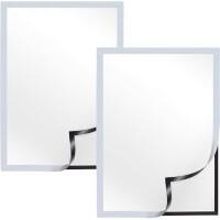 Viking A3 Inforahmen Selbstklebend Silber Kunststoff 1292066 32,5 (B) x 0,4 (T) x 44,8 (H) cm 2 Stück