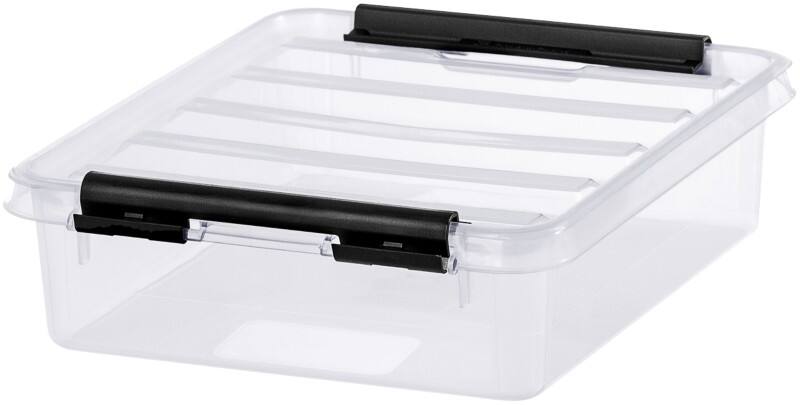 SmartStore Classic Kunststoff Aufbewahrungbox 1 L Mit Deckel Transparent 17 x 21 x 6 cm