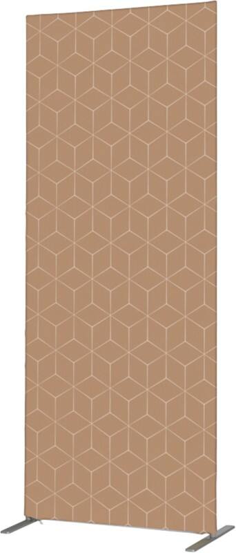 Cloison de séparation SHOWDOWN Deco Aluminium Beige 1020 x 450 x 2020 mm