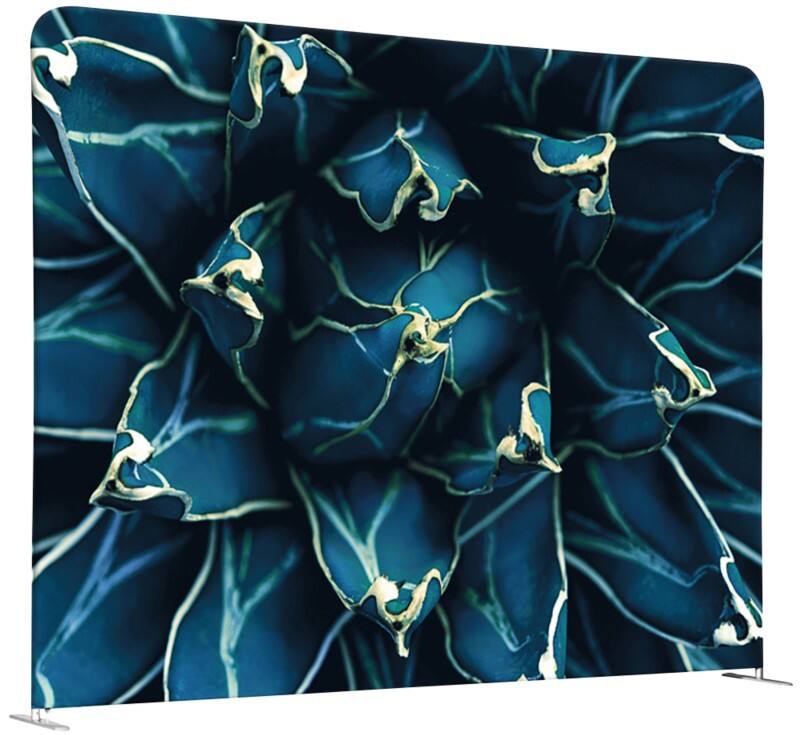 Cloison de séparation SHOWDOWN EU Aluminium Bleu 1984 x 450 x 1502 mm