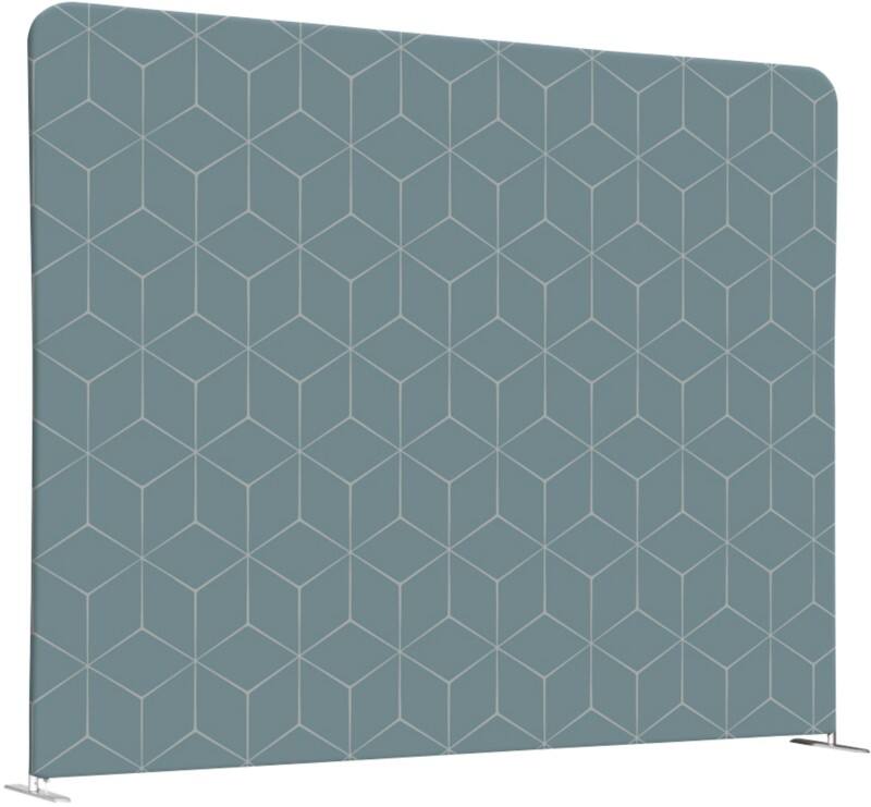 Cloison de séparation SHOWDOWN EU Aluminium Gris 1984 x 450 x 1502 mm