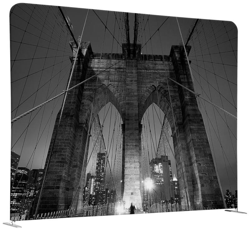 SHOWDOWN EU Raumteiler Aluminium Silber 1.500 x 1.500 x 450 mm