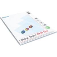 Pavo Colour Laser Folie A4 Transparent 21 cm x 29,7 cm 50 Stück