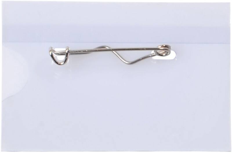 Pavo Namensschild mit Pin 60 mm 50 Stück