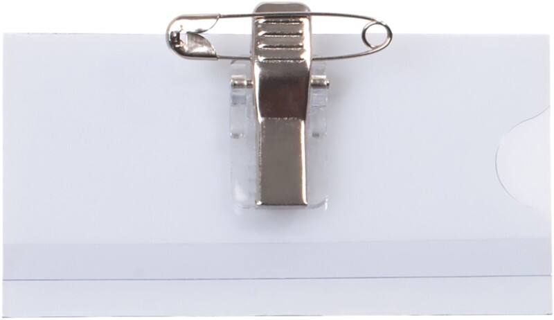 Pavo Namensschild mit Clip 8009176 75 mm 50 Stück