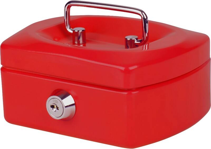 Caisse Pavo Serrure à clé 125 x 94 x 60 mm Rouge