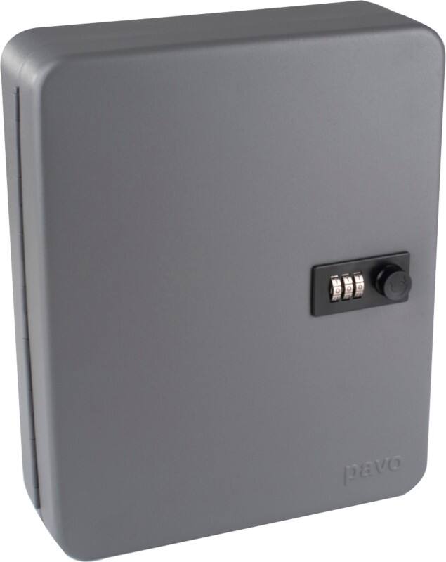 Armoire à clés Pavo 36 crochets Serrure à combinaison 8041923 Gris foncé