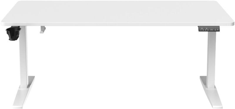 Viking Realspace Elektrisch Höhenverstellbar Sitz-Stehschreibtisch Weiß 1.600 (B) x 800 (T) x 1.300 (H) mm Melamin, Stahl
