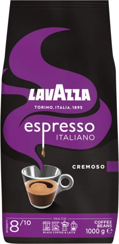 Café en grains Lavazza Espresso Cremoso Arabica 1 kg