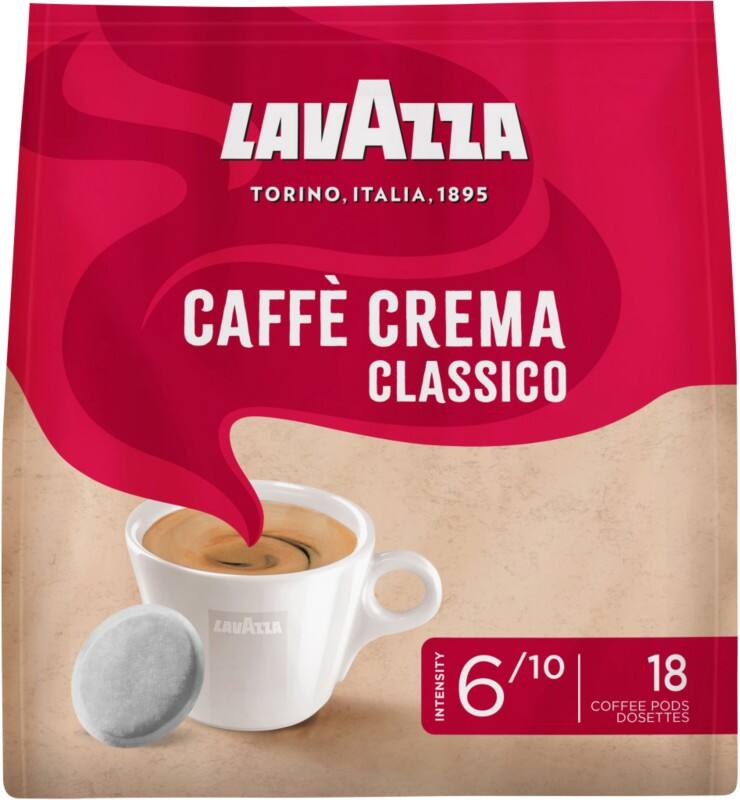 Lavazza Classico Kaffeepads Pads 6/10 18 Stück à 125 g