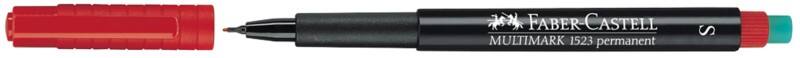 Faber-Castell Multimark OHP-Marker  Extra Fein Rundspitze, Filzspitze 0.4 mm Rot