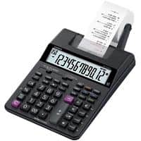 Calculatrice imprimante Casio HR-150RCE Avec rouleau 12 chiffres Noir