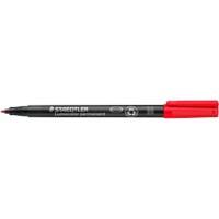 Marqueur OHP STAEDTLER Lumocolor Moyenne Pointe Ogive Rouge 10 Unités