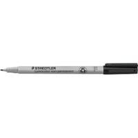 Marqueur STAEDTLER Lumocolor Fin Pointe Ogive Noir 10 Unités