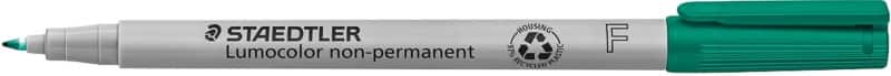 STAEDTLER Lumocolor Folienstifte Fein Faserschreiber Grün 10 Stück