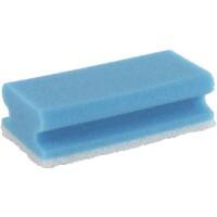 Éponges à gratter avec prise BETRA Bleu 10 Unités