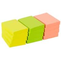 Notes adhésives Viking Assortiment fluo 38 x 51 mm 12 Blocs de 100 Feuilles