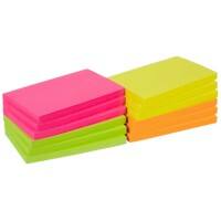 Office Depot Haftnotizen 127 x 76 mm Farbig assortiert Neon 12 Blöcke à 100 Blatt