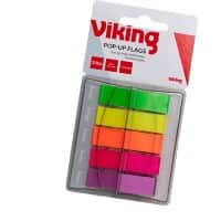 Viking Haftmarker Rechteckig 1,2 x 7 x 4,5 cm Farbig assortiert Pop Up 5 Stück à 40 Streifen