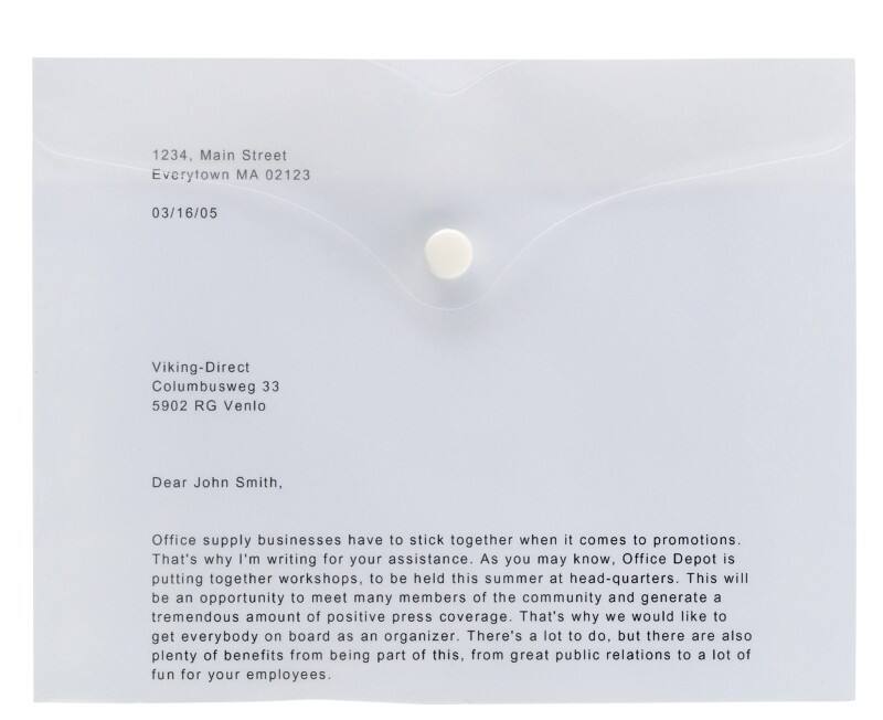 Pochette porte-documents Viking A5 Bouton-pression PP (Polypropylène) Paysage 18 (l) x 22 (H) cm Transparent 5 Unités