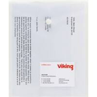 Pochette porte-documents Viking A5 Bouton-pression PP (Polypropylène) Portrait 18,2 (l) x 22,2 (H) cm Transparent 5 Unités