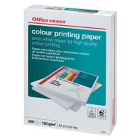 Papier imprimante Office Depot A4 120 g/m² Lisse Blanc 250 Feuilles