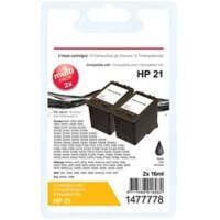 Cartouche jet d'encre Viking 21 Compatible HP 21 Noir C9351AE 2 Unités