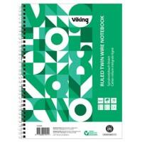 Cahier Office Depot A4+ Ligné Reliure spirale Papier Couverture souple Blanc Perforé Recyclé 160 pages 80 feuilles