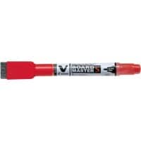 Pilot V-Board Master S Whiteboard-Marker Rundspitze 0.8 mm Rot