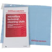 Office Depot Mikrofaser-Reinigungstuch Blau 15 x 18 cm
