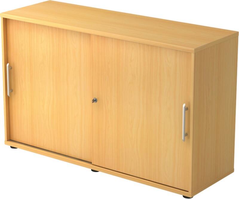 Armoire Hammerbacher Panneaux de particules Verrouillable 1200 x 400 x 748 mm Hêtre Brun