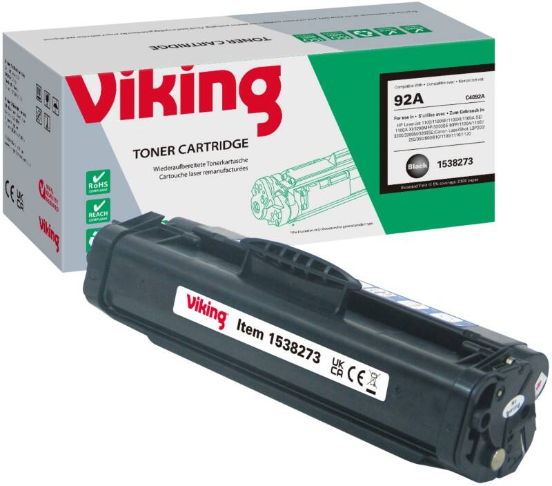 Toner Viking 92A compatible HP C4092A Noir