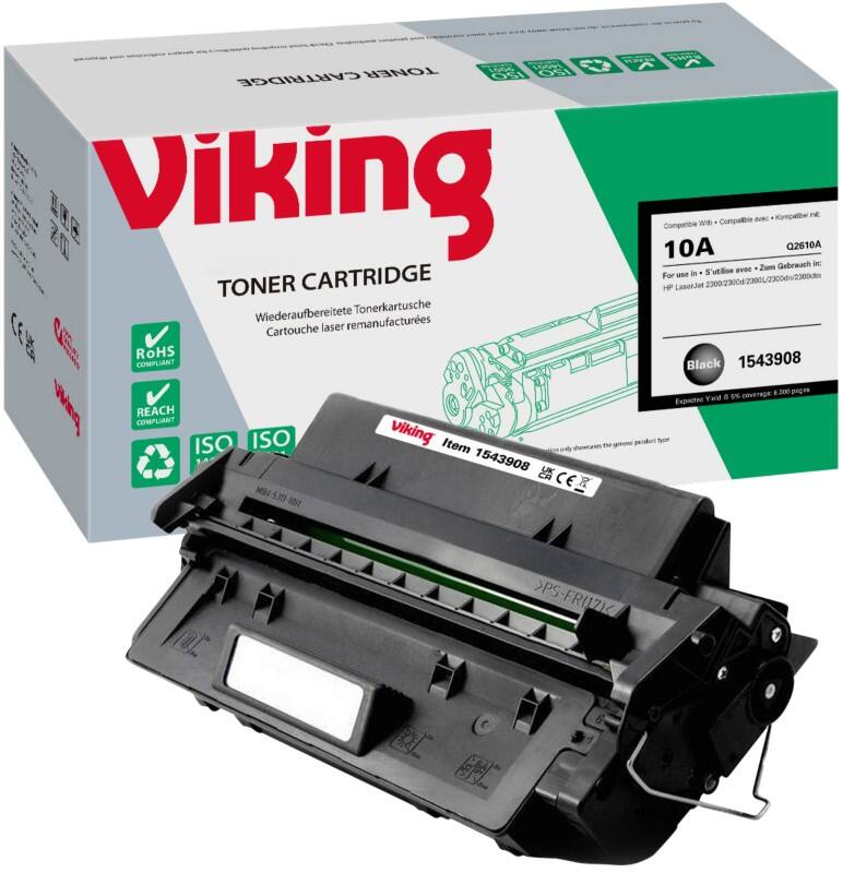 Toner Viking 10A compatible HP Q2610A Noir