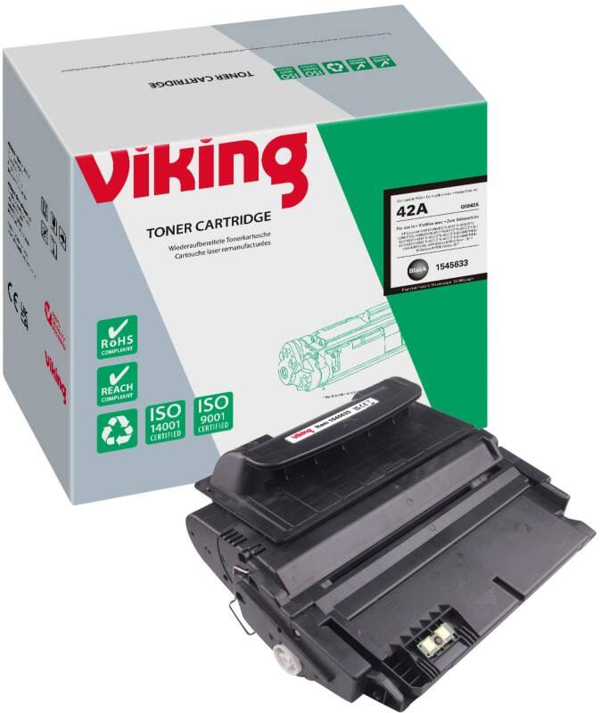 Viking 42A Kompatibel HP Tonerkartusche Q5942A Schwarz