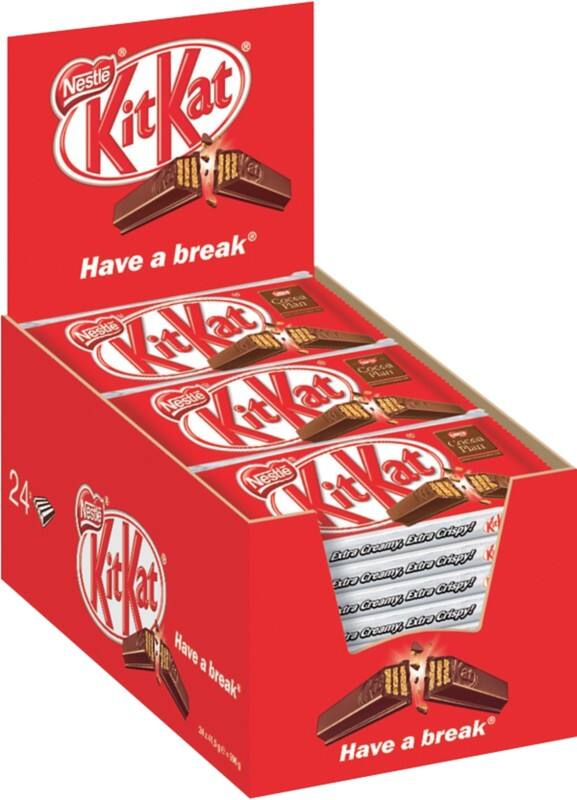 Barre chocolatée Nestlé KitKat 24 Unités de 41,5 g