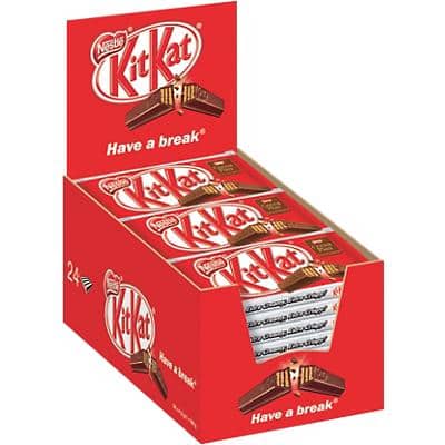 Barre chocolatée Nestlé KitKat 24 Unités de 41,5 g