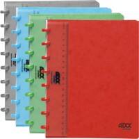 ADOC Lin-Ex A5 Ring gebunden Farbig sortiert Pappcover Notizbuch SquaRot 5 mm 72 Blatt