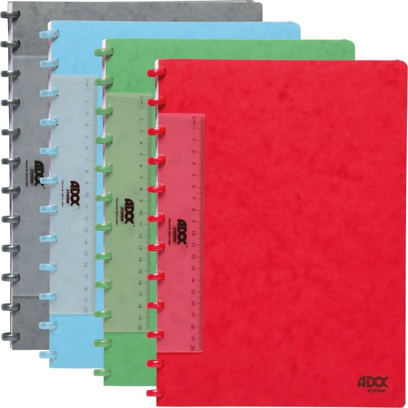 Cahier Adoc Lin-Ex A4 Quadrillé Reliure en spirale Carton Assortiment 144 Pages