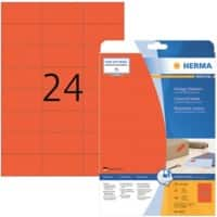 HERMA Multifunktionsetiketten 4467 Rot Rechteckig 480 Etiketten pro Packung